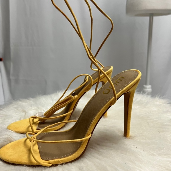 Ego Official Yellow Strapped Heel - Picture 3 of 7